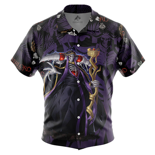 Ainz Overlord Button Up Hawaiian Shirt